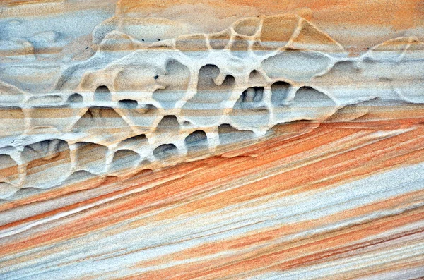 Shapes and patterns of weathered coastal sandstone
