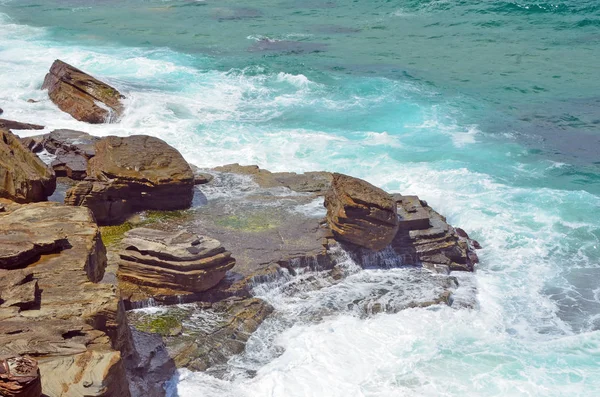 Rocky shore on NSW coast, Australia — Stock Photo, Image