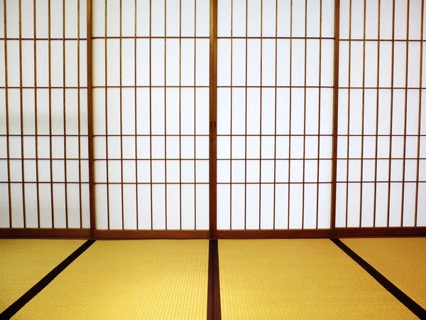 Tatami Oda ile shoji Sürgülü Kapılar