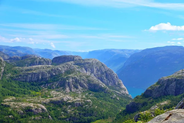 Norveç Fiyordu: pupit rock görünümünden