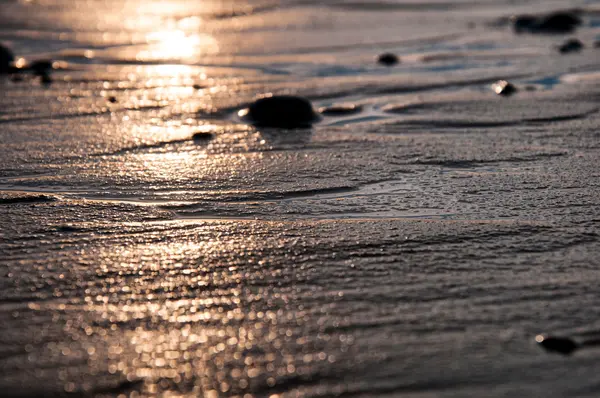 Puesta de sol en el mar Báltico — Foto de Stock