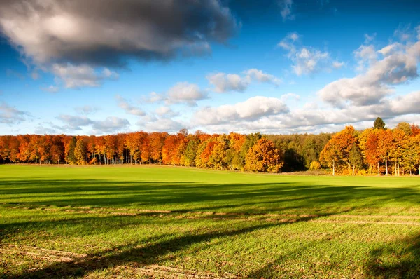 Kırsal kesimde güzel sonbahar manzara