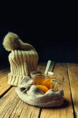 Kış akşamları için sıcak çay