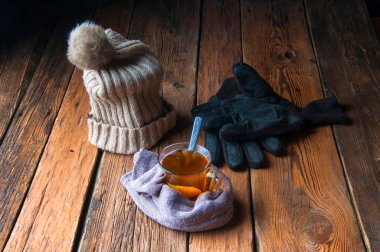 Kış akşamları için sıcak çay