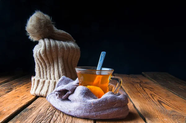 Kış akşamları için sıcak çay