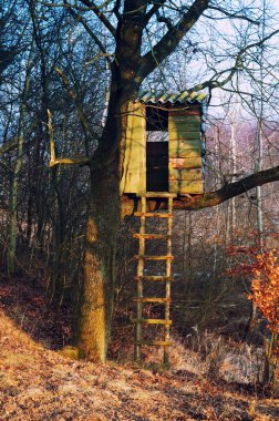 Minber kış manzara avcılık için