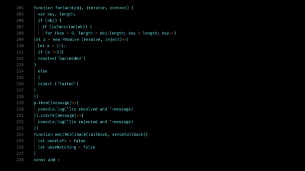 Javascript源代码屏幕 60秒的Java脚本代码 在电脑屏幕上播放以显示正在运行或构建的代码的理想方法 — 图库视频影像