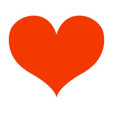 Kalp simgesi ve kutsal kişilerin resmi. Düz izole vektör çizim