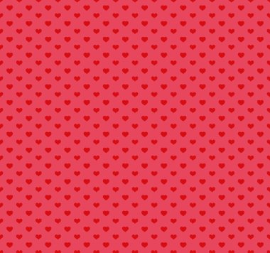 Mutlu Sevgililer günü kalpleri desenle. Vektör çizim