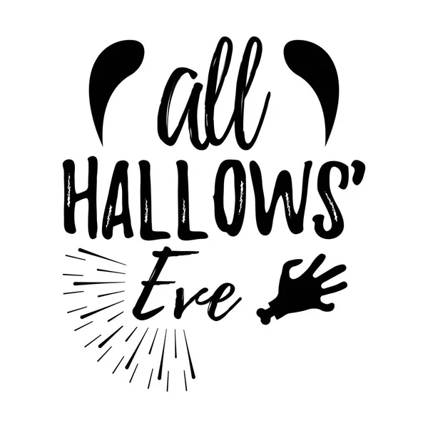 Boldog Halloween üdvözlés kártya Halloween plakát és transzparens-a Wh — Stock Vector