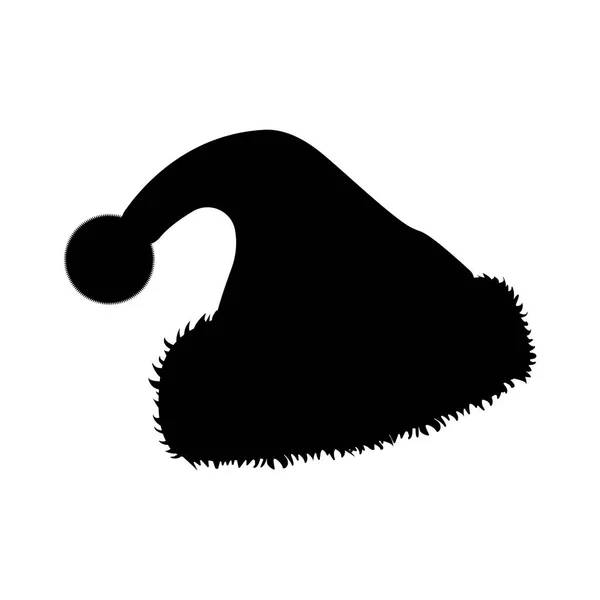 Chapeau icône XMas. Style simple. Illustration vectorielle pour le jour de Noël — Image vectorielle