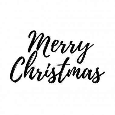 Neşeli Noel kartı ile hat mutlu Noeller. Selamlar, tebrikler için şablon Yeni eve taşınma partisi afişleri, Davetiyeler, fotoğraf bindirmeleri. Vektör çizim