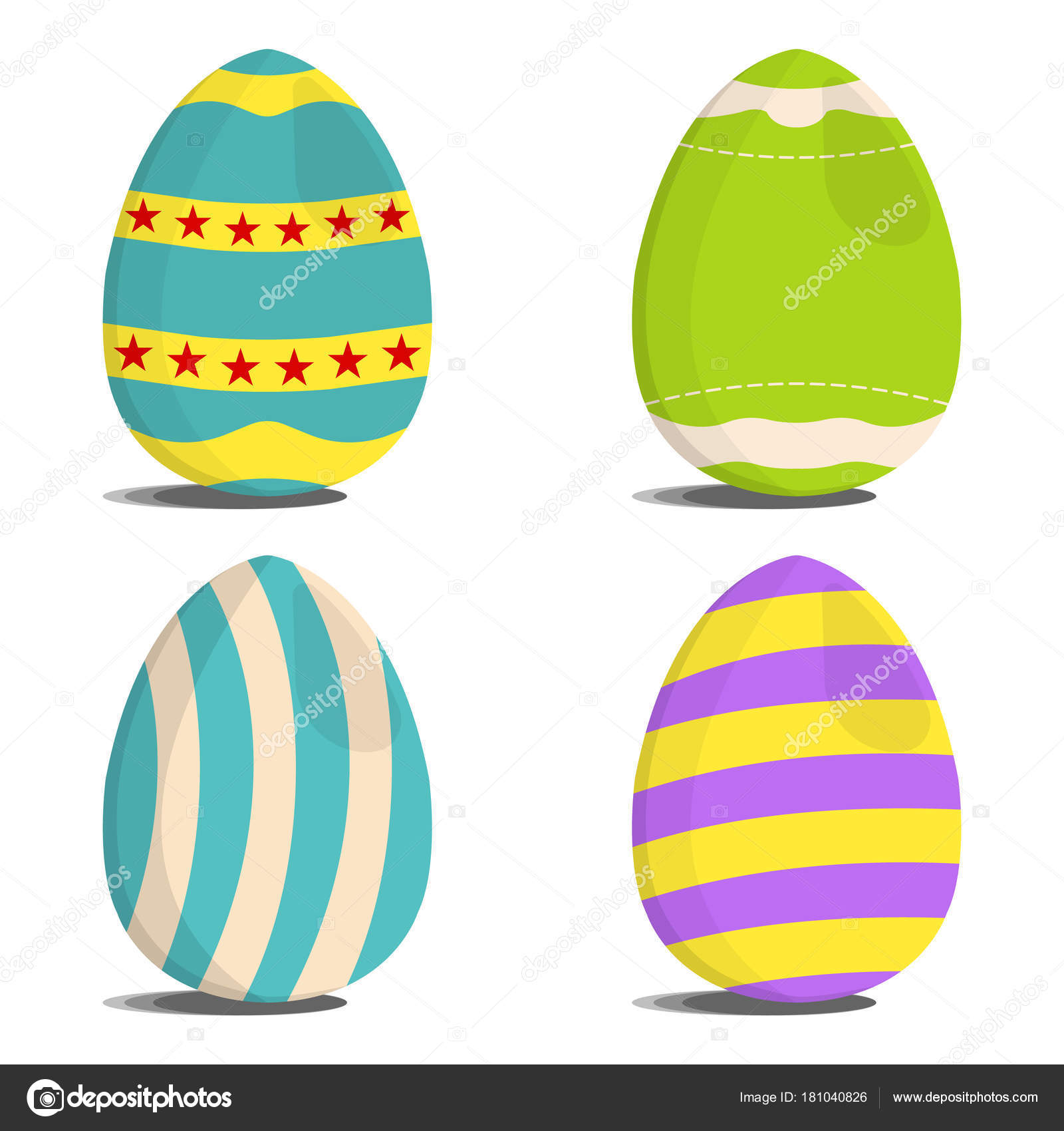set of egg hunt icon easter egg label on white background cartoon egg hunt background