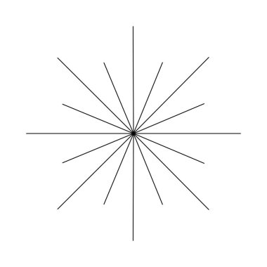 Retro güneş patlaması şekli ve klasik güneş patlaması. Patlama ışınları. Vintage logo, etiketler, rozetler. Geometrik şekiller yıldızlar ve vektör tasarım elementleri izole edilmiştir. Minimum siyah havai fişek patlaması