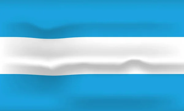 Argentina vlajka ikona a logo. Světová národní samostatná vlajka a šablona. Realistické, 3D vektorové ilustrace Umění s vlnovým efektem — Stockový vektor