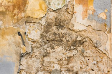 ' kenar mahallelerinde eski bir binanın cephe