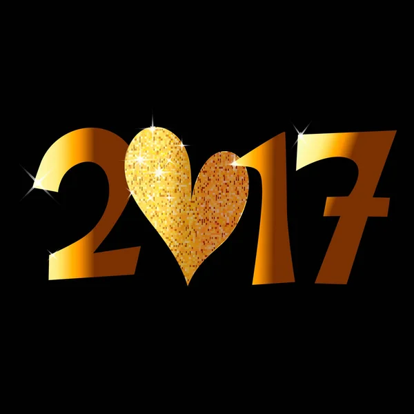 2017 nowy rok — Wektor stockowy