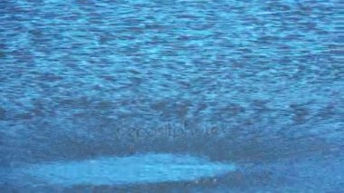 Suda dron quadrocopter iniş