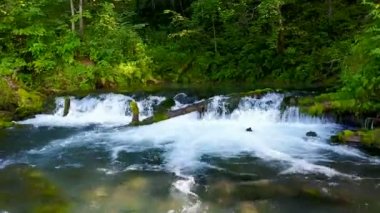 Dağ alt dağ muhteşem mini şelale