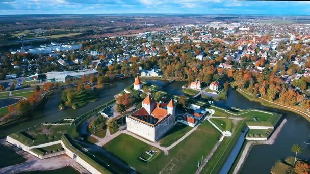 Kuressaare Bishop's Castle. Saaremaa — Stockvideo