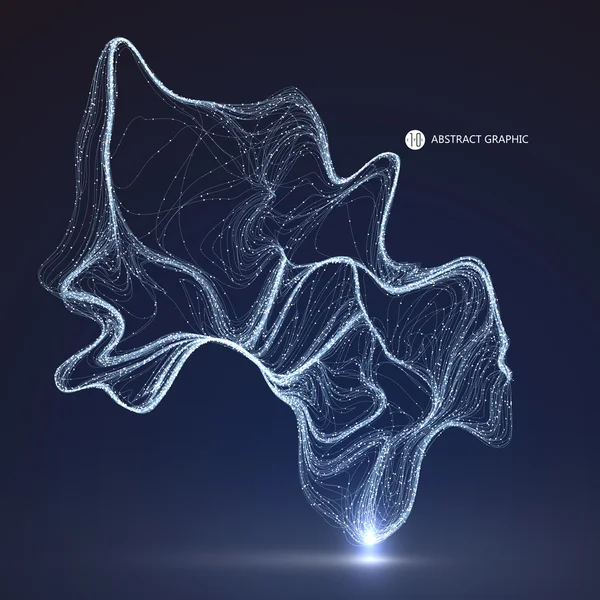 Örgü, soyut grafik teknolojik anlamda oluşan küçük noktalı deseni