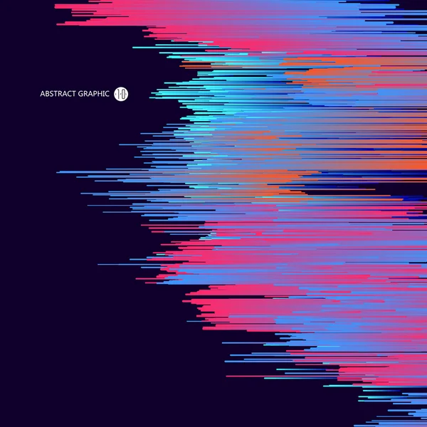 Fondo abstracto formado por líneas . — Vector de stock