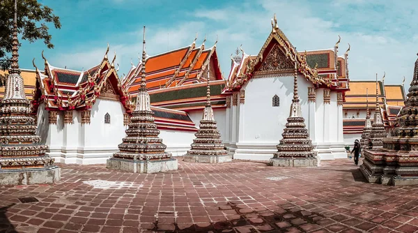 Що ПХО храмі в Бангкоку — стокове фото