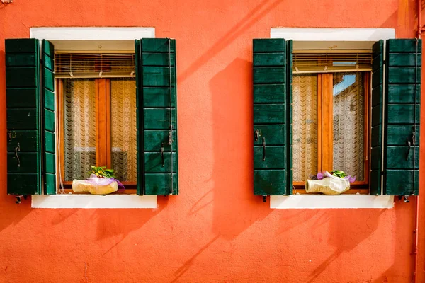 Ilha Burano colorido incrível — Fotografia de Stock