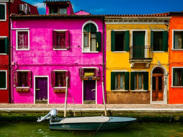 Incredibile colorato Burano Island — Foto Stock