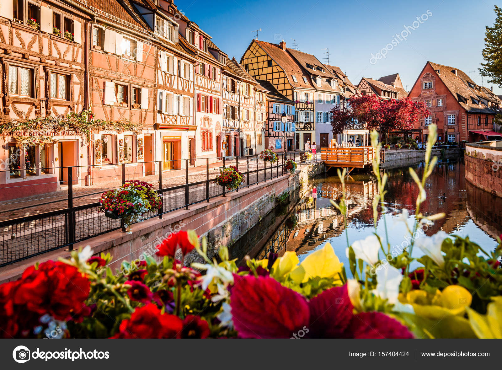 France Colmar Italia Beautiful Town Of Colmar In Alsace Province