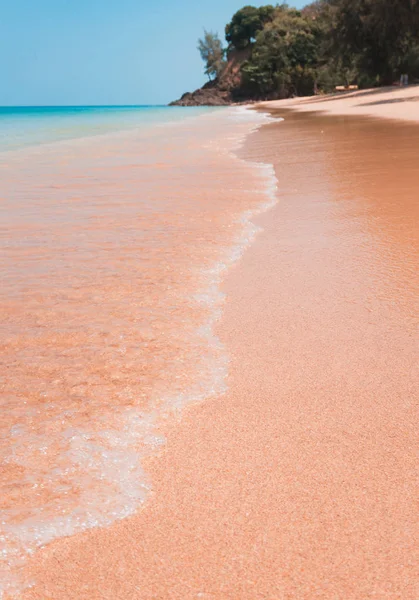 Increíble Hermosa Playa Isla Koh Lanta Krabi Tailandia Una Postal — Foto de Stock