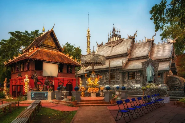 Wat Sri Suphan Chiang Mai Silver Chrám Thajsku — Stock fotografie