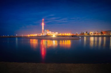 Kömür elektrik santrali Tel-Aviv İsrail okunuyor