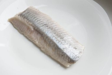 Güzel ringa balığı filetosu