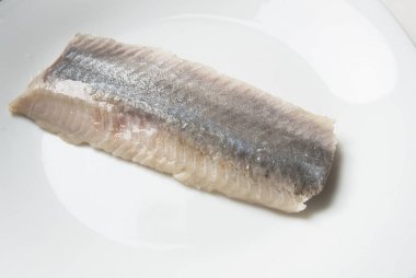 Güzel ringa balığı filetosu