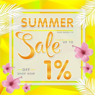 Sarı satış afiş indirim