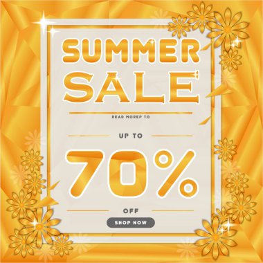 Sarı satış afiş indirim