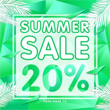  Yeşil satış afiş indirim