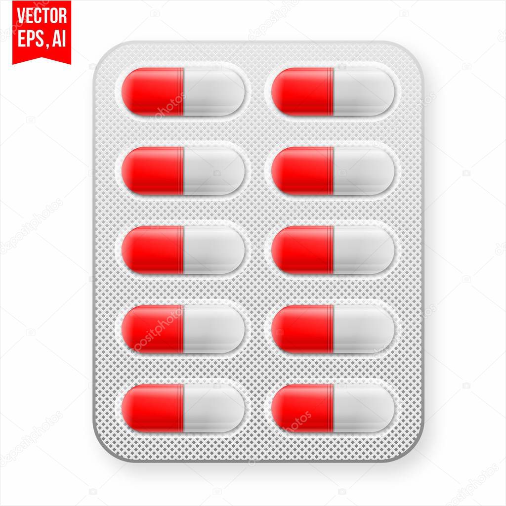 Medical tablets in blister packs