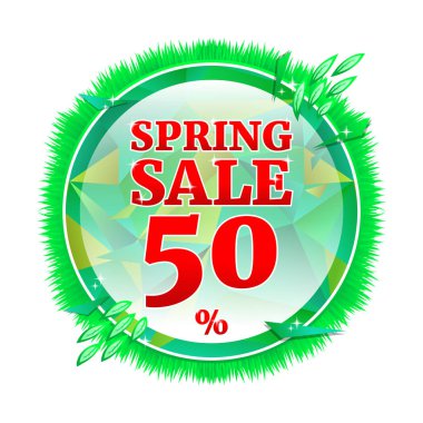 Bahar satış afiş indirim 