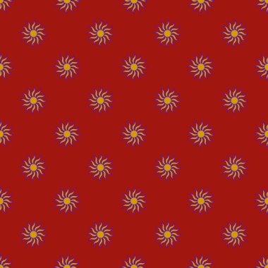 Çiçekler geometrik seamless modeli 20.10