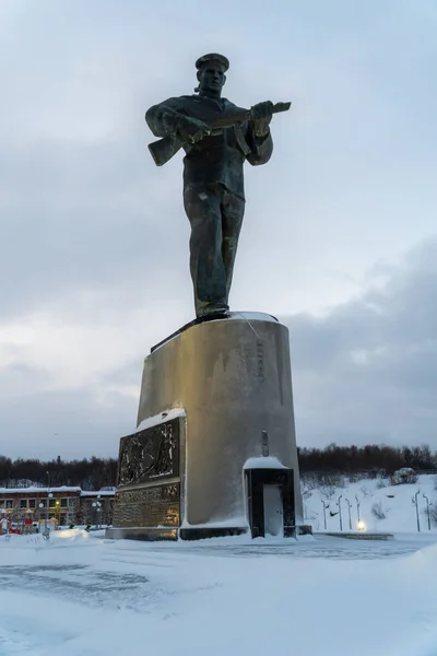 北海の英雄への記念碑. — ストック写真