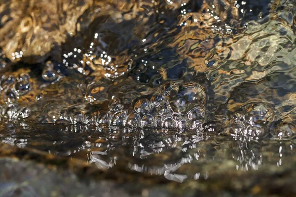 Abstract Surface Mountain Stream Note Shallow Depth Field — 스톡 사진