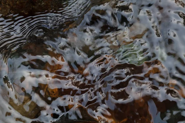 Superfície Abstrata Córrego Montês Observe Profundidade Rasa Campo — Fotografia de Stock