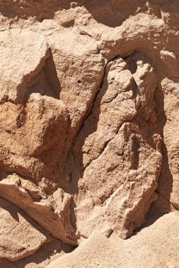 a pile of sand for industry, note shallow depth of field