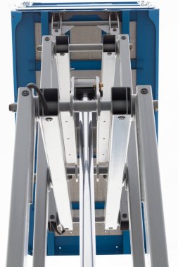 Kısmi inşaat ekipmanları, alan derinliğine dikkat edin