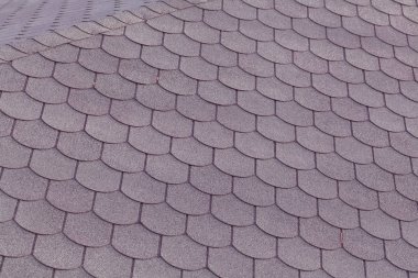 yarım daire şeklindeki çatı kiremitleri, not alan sığ derinliği