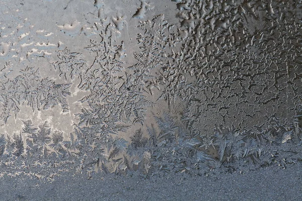 Frost Patterns Glass Note Shallow Depth Field — 스톡 사진