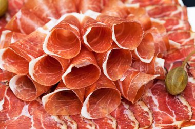 prosciutto served as an appetizer