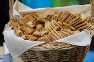 Sepette ev yapımı bisküvi.